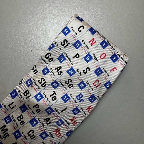 Periodic Table of the Elements Neck Tie - Picture 4 of 5